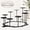 A-9 Candles, variant on Iron Candle Holder Fireplace: 3 Arms Metal Candelabra Centerpiece Decor - Candle Holder Stand for Candelabra Pillar Candles