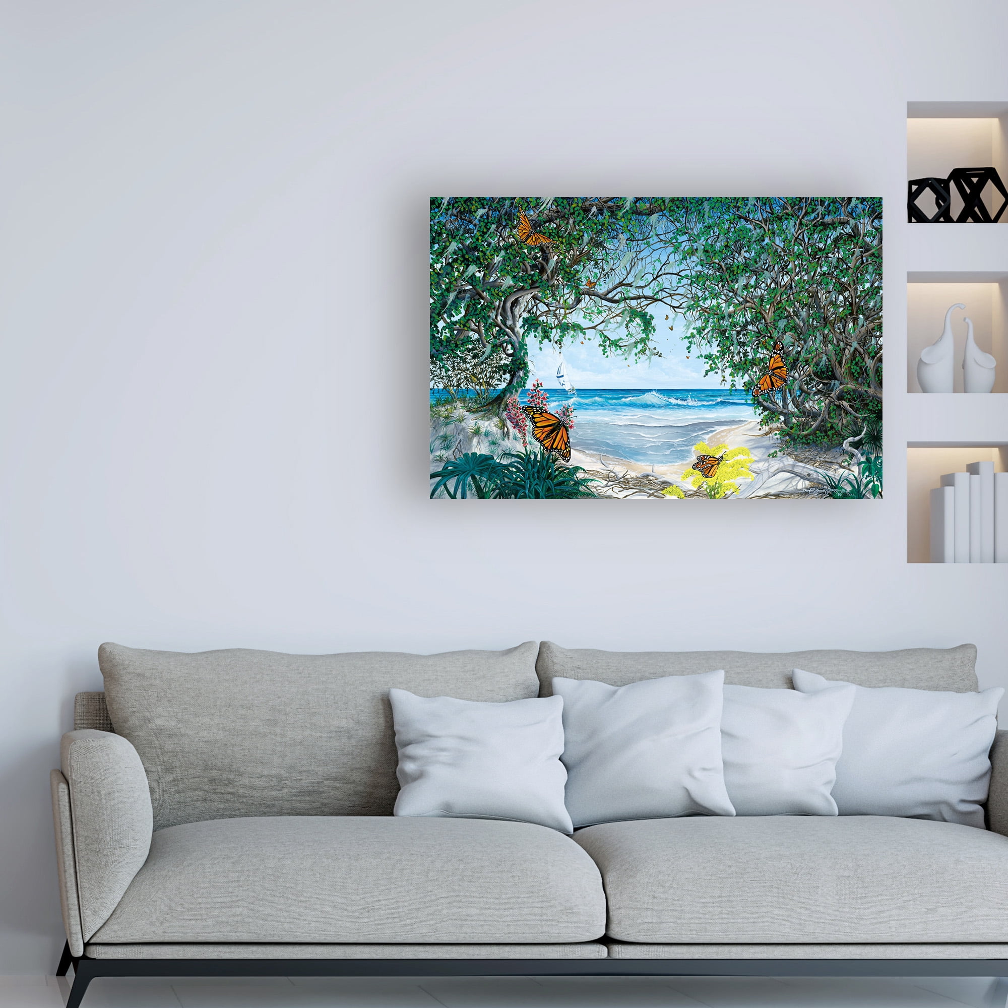 Trademark Fine Art 'Invasion Of The Monarchs' Canvas Art by Dann Spider Warren