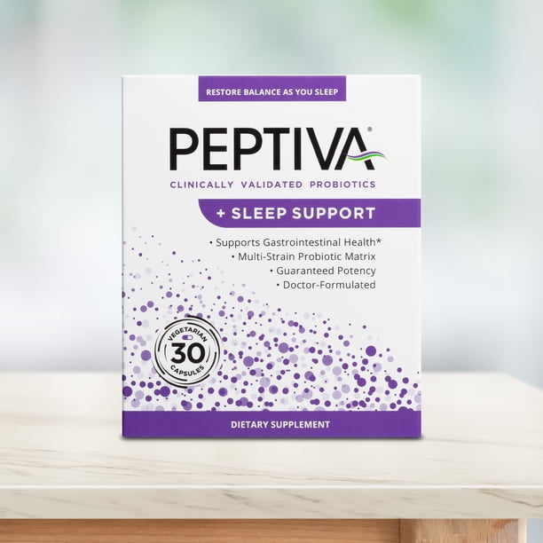 Peptiva Probiotic Sleep Support - 26 Billion CFU, Multi-Strain