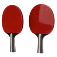 thumbnail image 3 of Pingpong Paddle Ball Set 2 Pcs Table Tennis Bats 3 Pcs Balls Wood Rubber Soft Sponge Racket For Training Exercise, 3 of 8