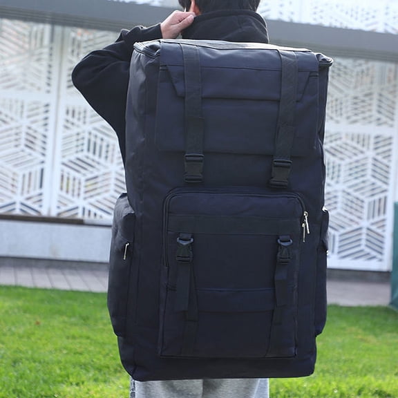 120 Liters Over Large-capacity Backpack Waterproof Camouflage,Black