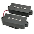 thumbnail image 5 of Artec POA4 Alnico 5 Vintage Tone Split 4-String P-bass Precision Bass Pickups Set 8.4K, Black, 5 of 5