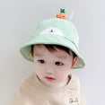 thumbnail image 6 of Children Hat with Adjustable Buckle Sun Protection Fashion Fisherman Hat Kids Sunhat for Travel, 6 of 8