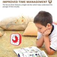 thumbnail image 5 of Temporizador visual visual de gran tamaño para aula para niños y adultos, reloj temporizador de cocina mecánico duradero, 5 of 5