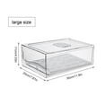 miaomiaocc Organization and Storage Fridge Organizer Bins With Pull Out