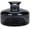Black, variant on Glass Bud Vase Empty Glass Diffuser Bottles Refillable Aromatherapy Jars Small Vases for Flowers Vases Centerpiece for Wedding Home Essential Oils Office Table Decor (Gray-1)