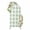 Light Green White, variant on Aqua Plaid Arch Backdrop Cover 4FT, Spring Summer Farmhouse Buffalo Checkered Spandex Fitted Stretchy Arch Stand Covers, Round Top Chiara Backdrop Cover for Wedding Party Birthday Baby Shower