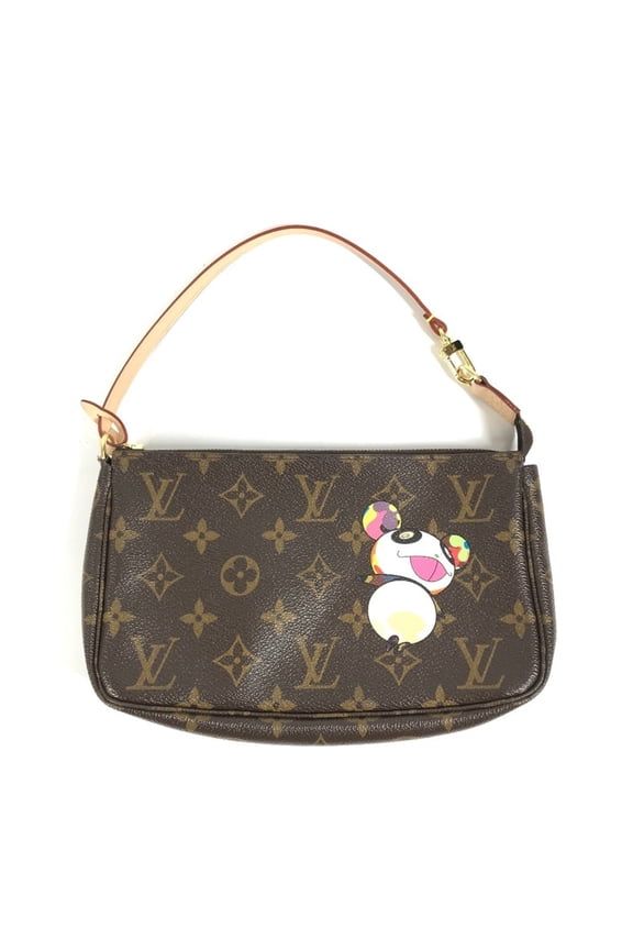 Pre-Owned LOUIS VUITTON M51981 Monogram Panda Takashi Murakami Pochette Accessoires Bag...