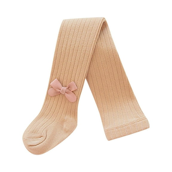 Nskgu Baby Girls Tights Cotton Cable Knit Footed Pantyhose Baby Stockings Toddler Leggings