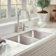 thumbnail image 2 of Elkay ELUH311810PD Lustertone Classic Stainless Steel 30-3/4" x 18-1/2" x 10", Double Bowl Undermount Sink with Perfect Drain, 2 of 2