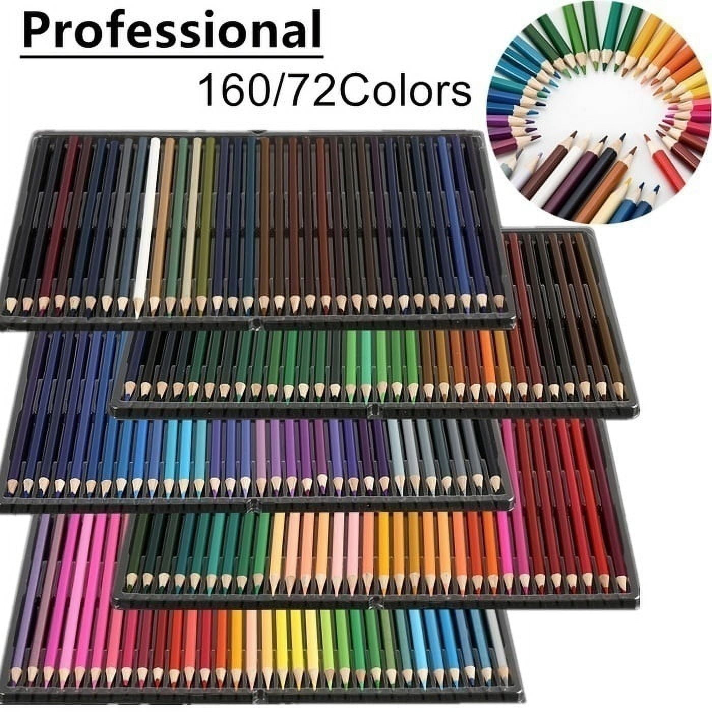 Odomy 51pcs/set Professional Drawing Kit Wood Pencil Sketching Pencils Art Sketch Painting Supplies