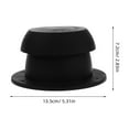 thumbnail image 2 of unbranded plastic rv roof vent cap RV Vent Cap Black ABS for Ventilation 1Set, 2 of 7