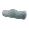 thumbnail image 2 of Elodie Coussin Repose-Jambes Inclinable Support en Forme de W Robuste Cadeaux Coussin Repose-Pieds de Sofa Gris Foncé, 2 of 8