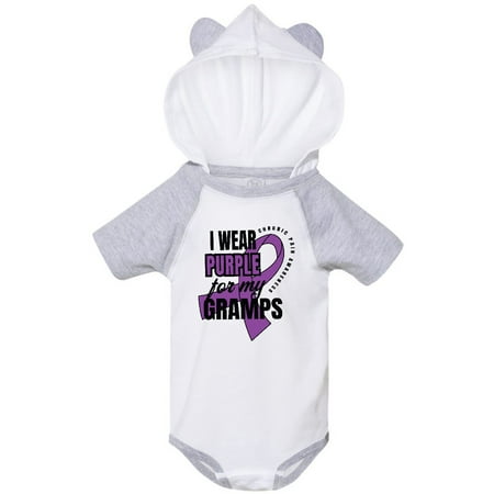 

Inktastic Chronic Pain I Wear Purple For My Gramps Gift Baby Boy or Baby Girl Bodysuit