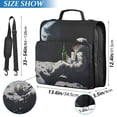 thumbnail image 2 of FORMRS Zipper Binder with Shoulder Strap 2-inch Ring 500 Sheet Capacity File Bag, Sitting on The Moon, 2 of 5