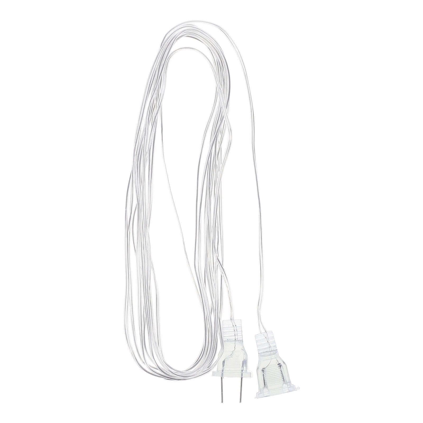 Clear Extension Cord Garden String Light Plug Lamp Extension String