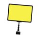 thumbnail image 2 of Etiquetas de precio y clip para letreros reutilizables y borrables para exhibiciones publicitarias. Papel amarillo, 2 of 9