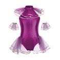 thumbnail image 3 of TiaoBug Gymnastics Leotards for Girls Mermaid Scales Ballet Dance Outfit Ballerina Princess Dress Dancewear Hot Pink 10, 3 of 6