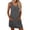 Dark Gray, variant on Oksale Tank Dress for Women with Pockets Plus Size Mini Dresses Casual Summer Round Neck Sundresses Green 3XL