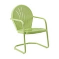 thumbnail image 3 of Afuera Living Industrial Steel Metal Patio Chair in Lime Gloss, 3 of 7
