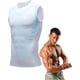 thumbnail image 1 of Maynox Camiseta de compresión, camiseta sin mangas con forma iónica, camiseta de compresión de manga corta para hombre, 1 of 7