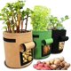 thumbnail image 5 of Paquete de 3 bolsas para cultivo de patatas, bolsas para cultivo de verduras, maceta para patatas, bolsas para cultivo de plantas de jardinería, 5 of 5