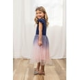 thumbnail image 3 of Oudiya Toddler Girls Tutu Fairy Dress Fluffy Ruffle Sleeve Dresses Summer Casual Tulle Party Sundress for Kids 5-6Y, 3 of 5