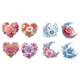 thumbnail image 1 of Broche Pintura Diamantes Kit Con Alfileres 4 Uds. (corazón), 1 of 5