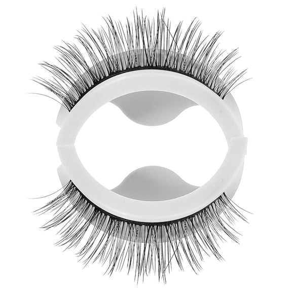 DINHEAROM 1 Pair False Eyelashes For Women With Natural Curl And Self Adhesive In Makeup Sessions