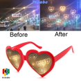 thumbnail image 2 of TOP Nuevas Gafas De Efecto Especial Luces De Moda Conviértete En Amor Imagen Corazón Difracción Duraderas Caliente De Larga Duración Forma De, 2 of 4