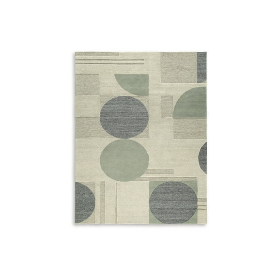 Signature Design by Ashley Dallane 8' x 10' Blue & Green Geometric Rug