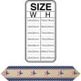thumbnail image 5 of Triangle Table Runners Long Watercolor American Star Dresser Scarves Table Decoration for Wedding Party/Graduation Ceremony Rustic Retro Paper Blue Backdrop, 5 of 7