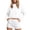 White #17, variant on DORKASM Womens Hoodies Long Sleeve Drawstring Trendy Crop Tops Crew Neck Slim Fit Fall Winter Fashion Pullover 2026 Lightweight Travel Sweatshirt Pink 2XL
