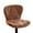Brown, variant on Fijinhom Faux Leather Bar Stools Set of 2 with Metal Base for Kitchen Counter Dining Room,Black