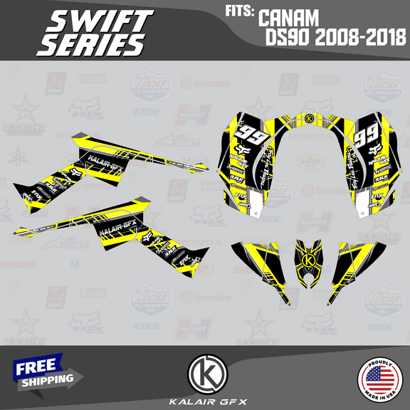 Kalair GFX Graphics Kit for Canam DS90 (2007-2018) Swift Series