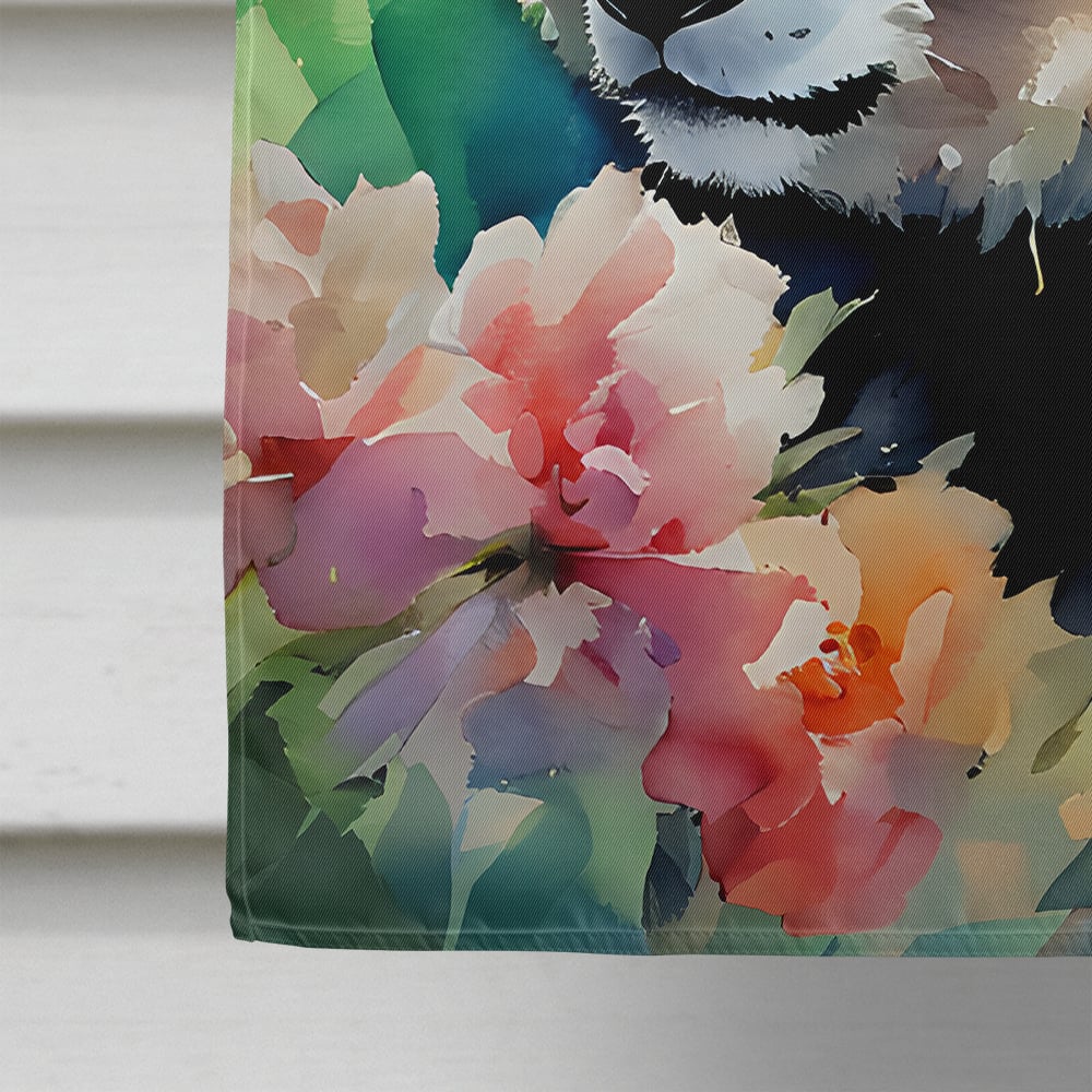Caroline's Treasures Panda House Flag Large Porch Sleeve Pole Decorative Outside Yard Banner Artwork Wall Hanging, Polyester, House Size, Multicolor