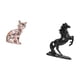 thumbnail image 5 of Figura de escritorio,Estatua de gato en estante,escritorio,oficina,decoración del hogar,Figura decorativa de escritorio de cerámica para decoración del hogar,Estatua de caballo,Estatua de, 5 of 8