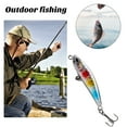 thumbnail image 3 of CSChome Fake Bait Bionic Bait Bright Color Simulation Design Slow Sinking 3D Fish Eyes with Hook Fishing Tackle, 3 of 7
