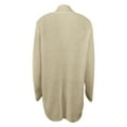 thumbnail image 5 of Patlollav Winter Womens Solid Long Cardigan Outwear Tops Jacket Sweaters With Pocket, 5 of 6