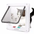 thumbnail image 3 of Security Pet Door - 4-Way Lock ABS Flap for Dogs & Cats | Weatherproof Extreme Weather Design, 3 of 8