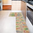 thumbnail image 4 of Happy Easter Rabbits Kitchen Mats Set of 2, Spring Easter Holiday Party Kitchen Rugs and Door Mats, Non-Slip Absorbent Floor Mat Seasonal Flower Kitchen Decorative 17x29 and 17x47 Inch AKM029, 4 of 6