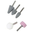 thumbnail image 3 of Hyper Tough Three Color/Grit Grinding Wheel Stone Set 5 Piece, 25-313HT, Gray, Pink and White Color, 3 of 7