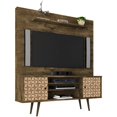 thumbnail image 1 of Manhattan Comfort Liberty 63" Wall Unit in Brown and 3D Brown, 1 of 9
