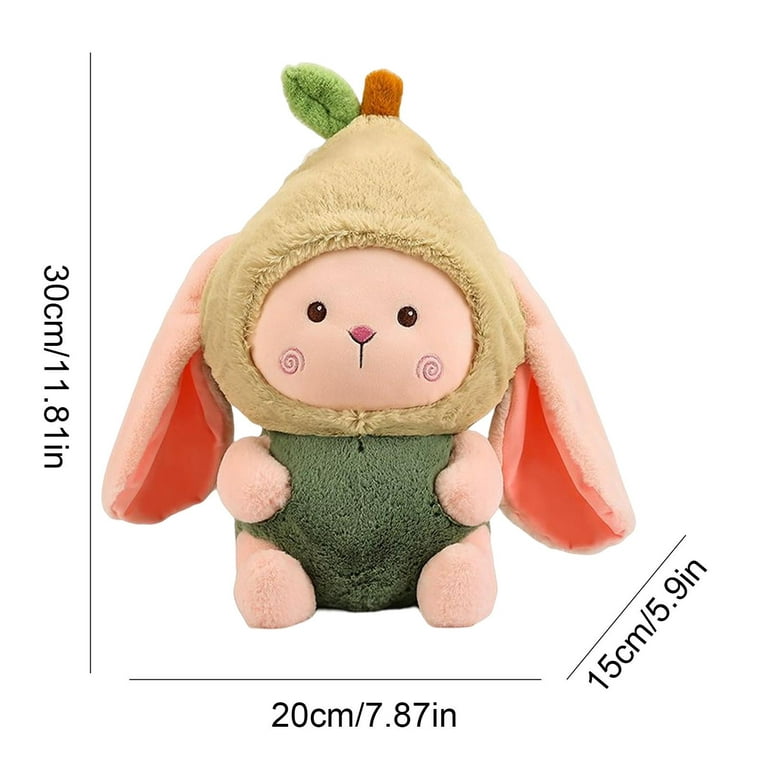 Bunny Stuffed Animal With Long Ears Which Are Floppy And Soft