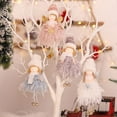 thumbnail image 3 of Muñeco de Ángel de Navidad Cateissary Adorno para Decoración Rosado, 3 of 6
