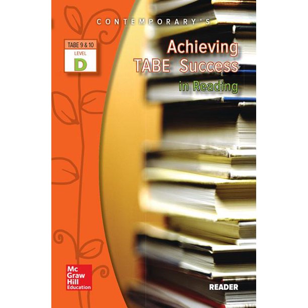 Achieving Tabe Success For Tabe 9 10 Achieving Tabe Success In Reading Level D Reader Paperback Walmart Com