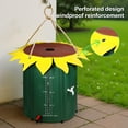 thumbnail image 5 of Aruwei 100-Gallon Collapsible Rain Barrel with Spigot & Overflow Kit | Sunflower Design PVC Water Collector | 1000D Oxford Cloth Portable Rainwater Harvesting System for Garden IrrigationStorage Jug, 5 of 7