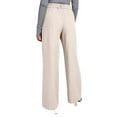 thumbnail image 4 of TANBOM Women's Striped Commuter Casual Suit Pants Straight-Leg Loose Apricot M, 4 of 5