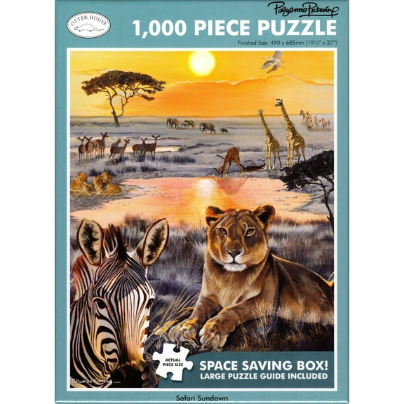Otter House 1000 Piece Puzzle - Safari Sundown