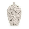 thumbnail image 1 of IMAX 1509RF Lacey Large Vase - White, 1 of 1